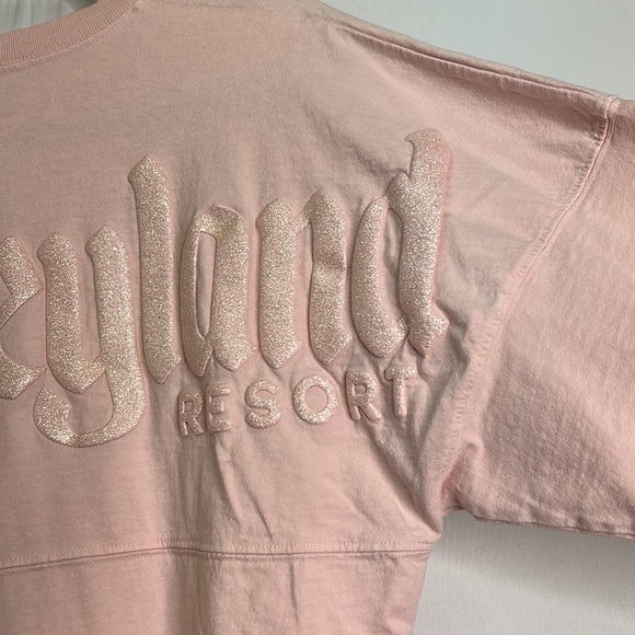 Disneyland Resort Spirit Jersey light pink long sleeve tee shirt - Picture 3 of 9